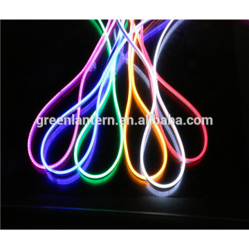 Luz de néon flexível 220V 110V do tubo do PVC da luz de tira do diodo emissor de luz de 15 * de 25mm 110V para a decoração exterior